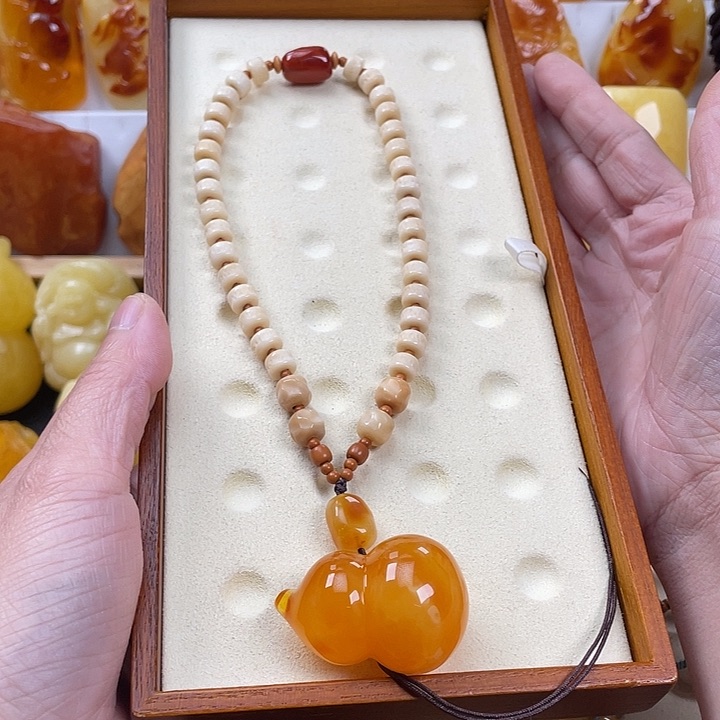 菩提把件未镶嵌雪*飞14.4克