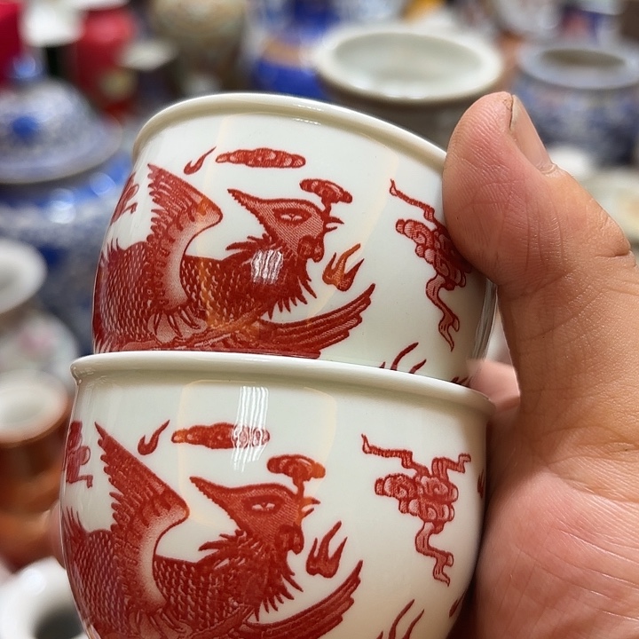 陶瓷摆件不固定一对
