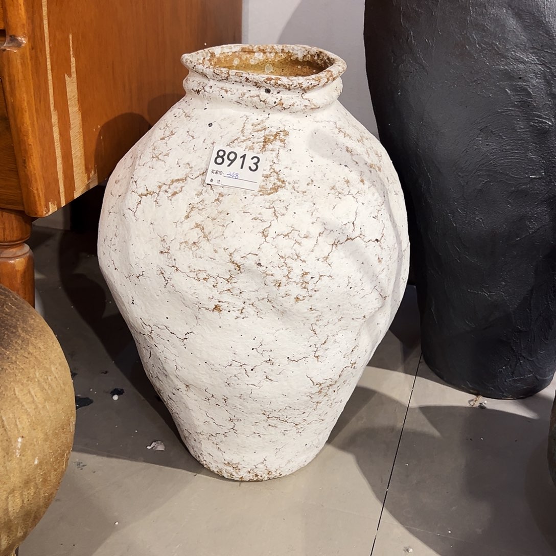 瓶8913高48口14陶瓷花瓶无孔