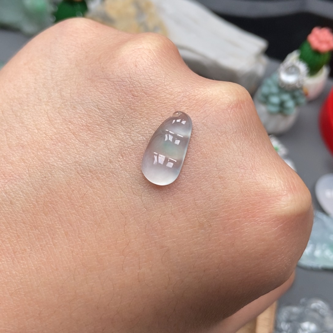 定制翡翠未镶嵌翡翠豆子