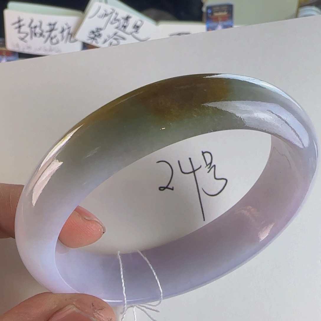 翡翠手镯未镶嵌老坑56.2