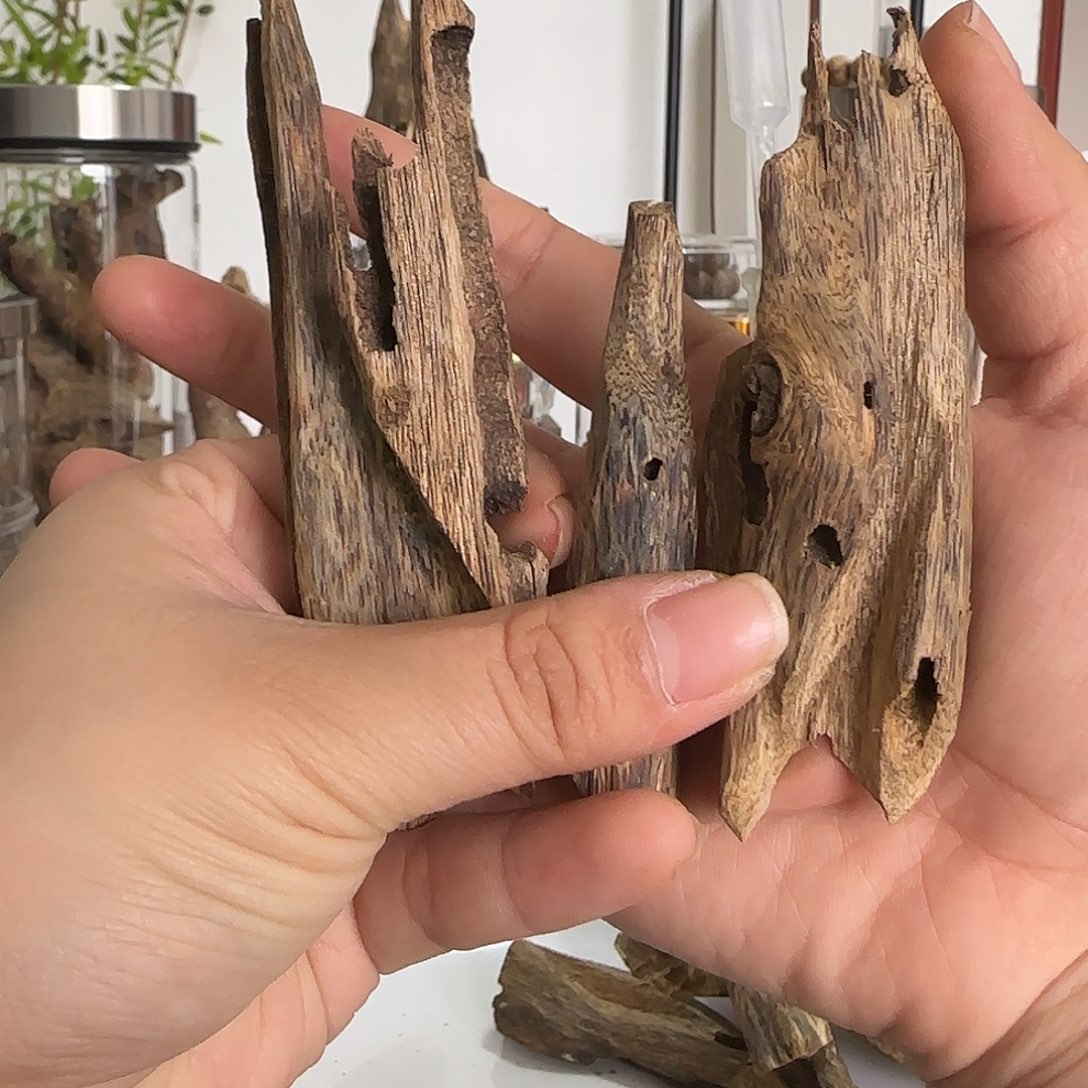 沉香碎屑沉香精品小虫漏23.8克