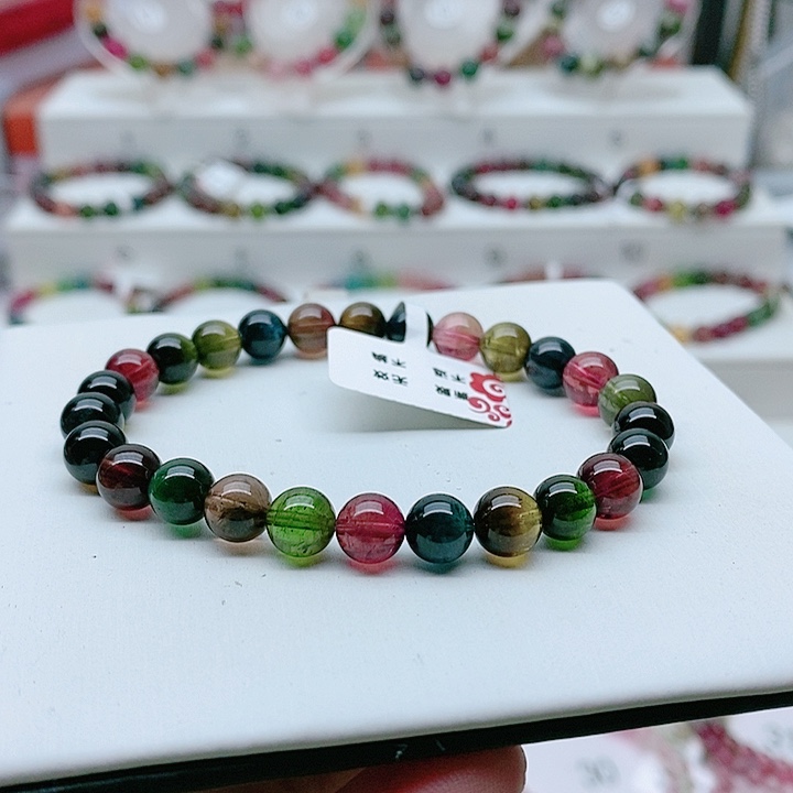 碧玺手链未镶嵌30号