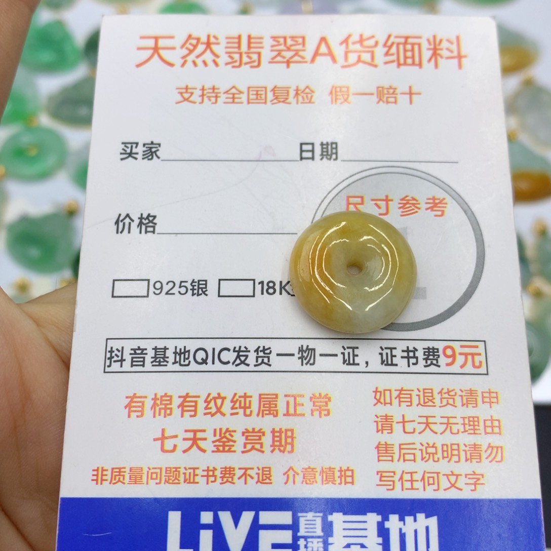 翡翠颈饰未镶嵌翡翠