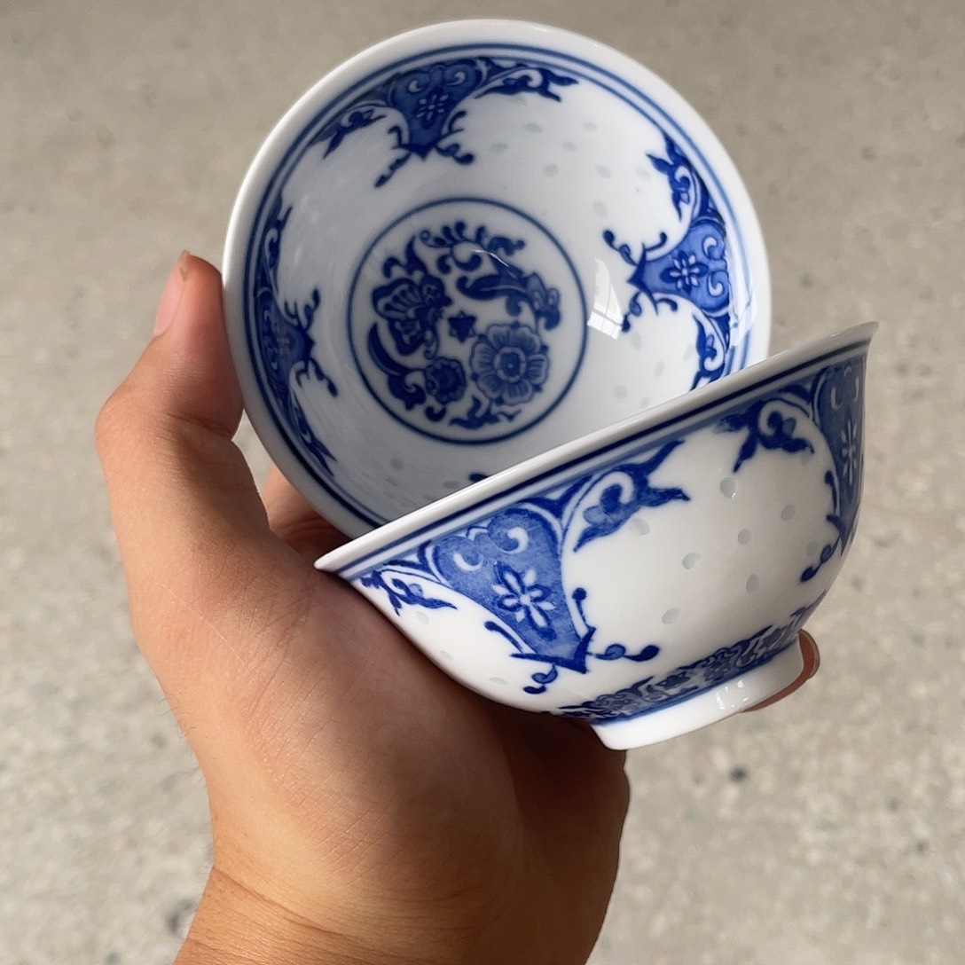 碗景德镇高温细白瓷餐具