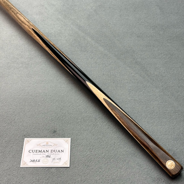 段氏手工球杆台球金牌单插古夷苏木编号邵氏球杆3986台球杆