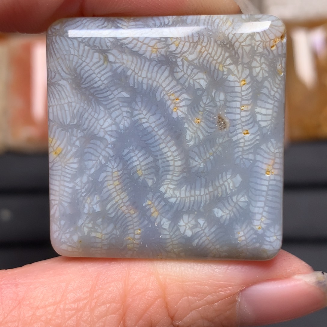 缘***号硅化玉未镶嵌吊坠无事牌手排平安扣