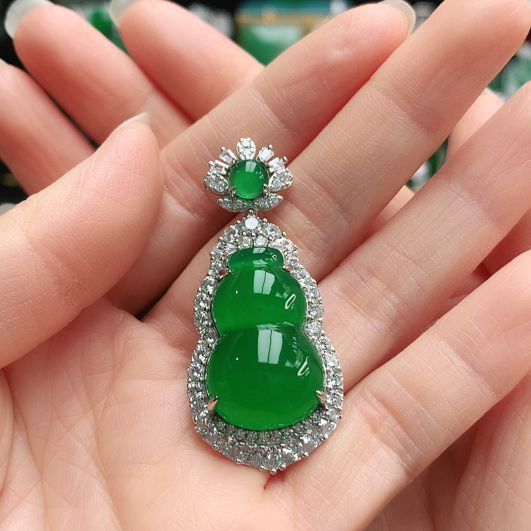 玛瑙/玉髓吊坠银S925镶嵌