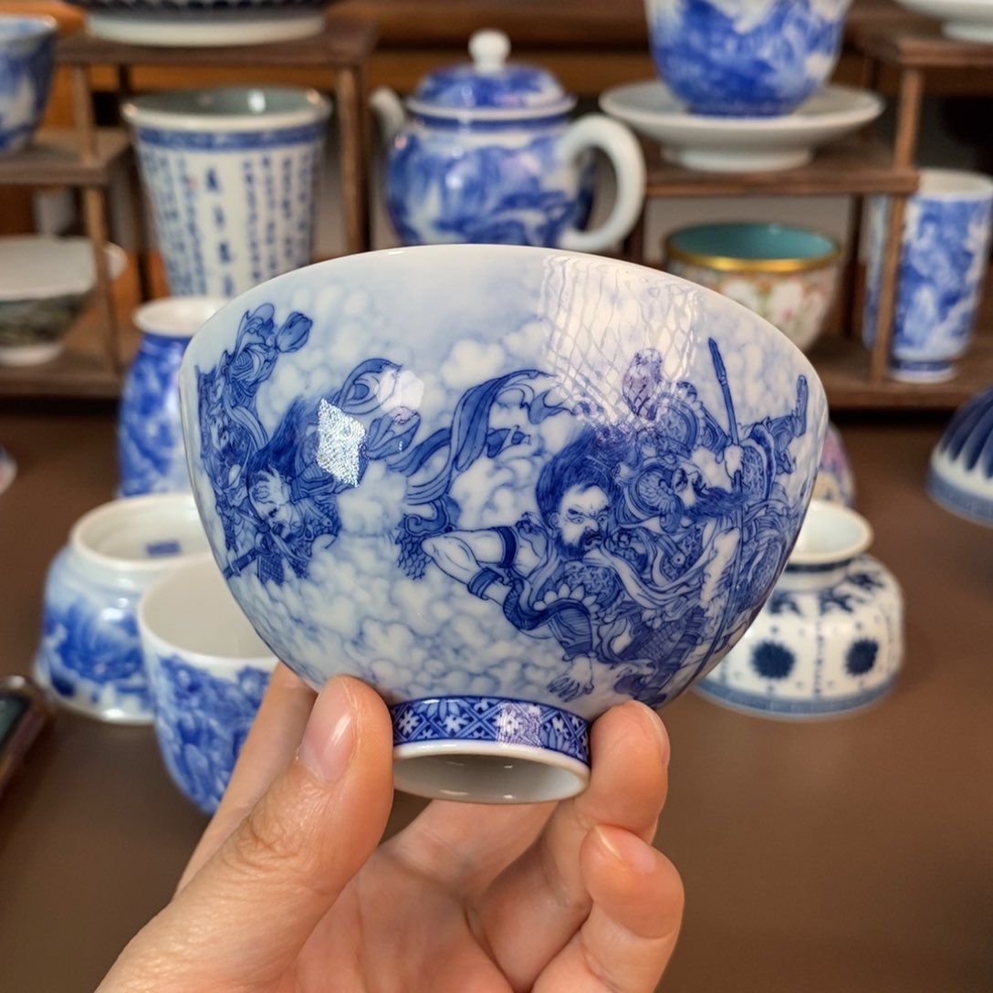 L*n景德镇陶瓷手工手绘