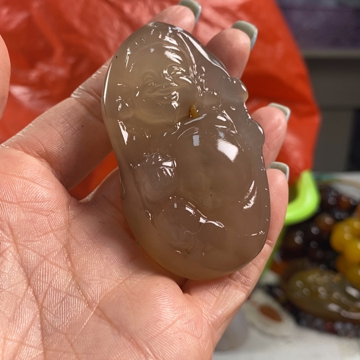 玛瑙/玉髓未镶嵌吊坠(不含链)