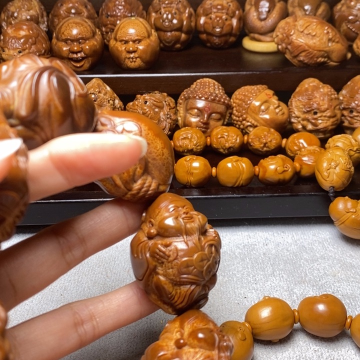 橄榄核手串/手链劉**地橄榄核核雕