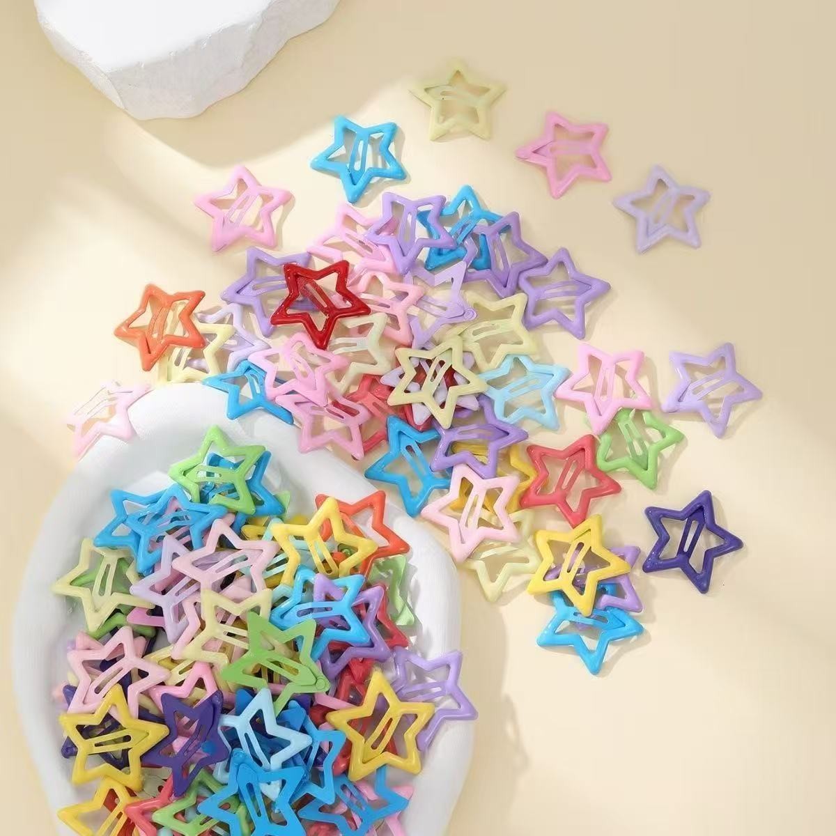 儿童BB发夹刘海夹卡子3cm马卡龙色宝宝碎发夹滴油侧边夹发夹头绳