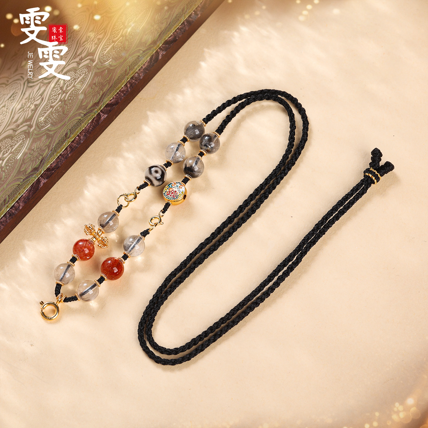 【雯雯】【大实惠】黑银钛项链 W1-314