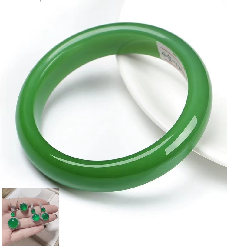 【宸一珠宝】精美玉石手镯项链戒指耳饰【证书+礼盒】JZ225420玛瑙