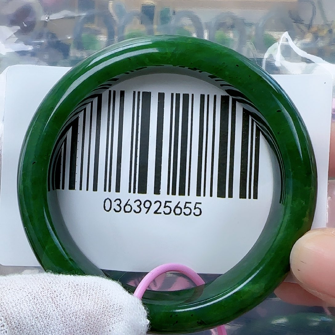 和田玉（碧玉）手镯未镶嵌5253