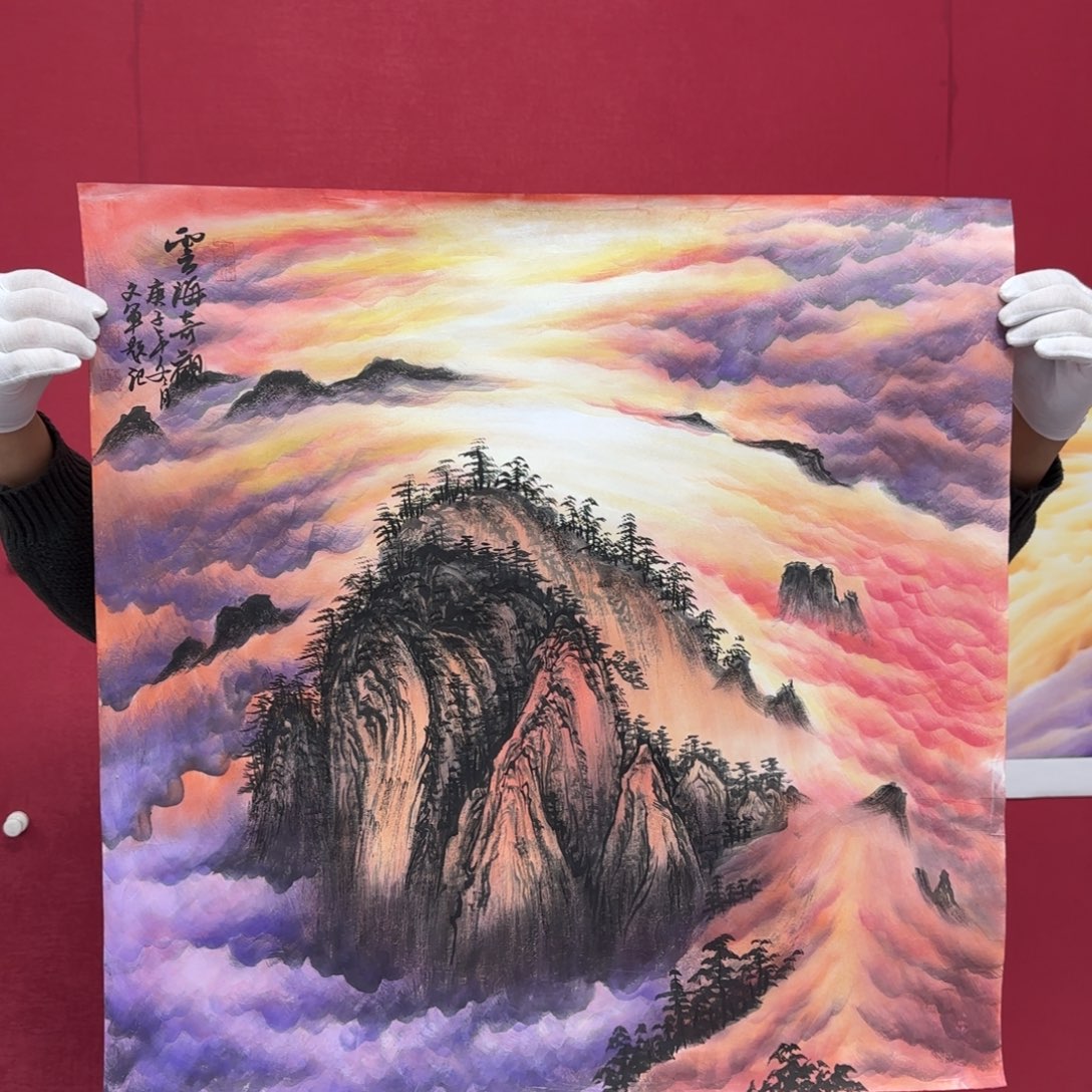 国画国画李文军教授精品