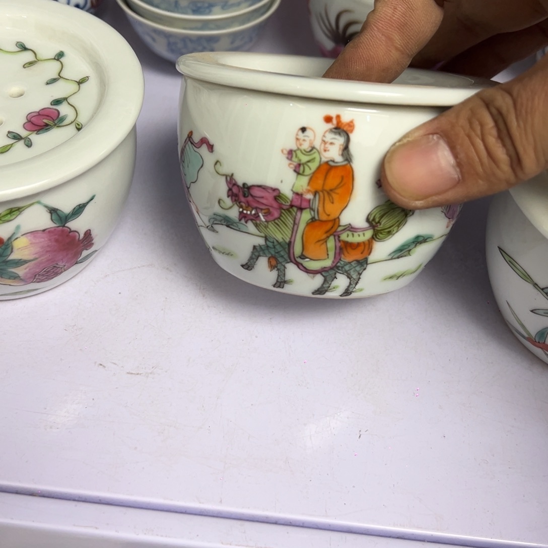 瓷片瓷器摆件、茶室雅器