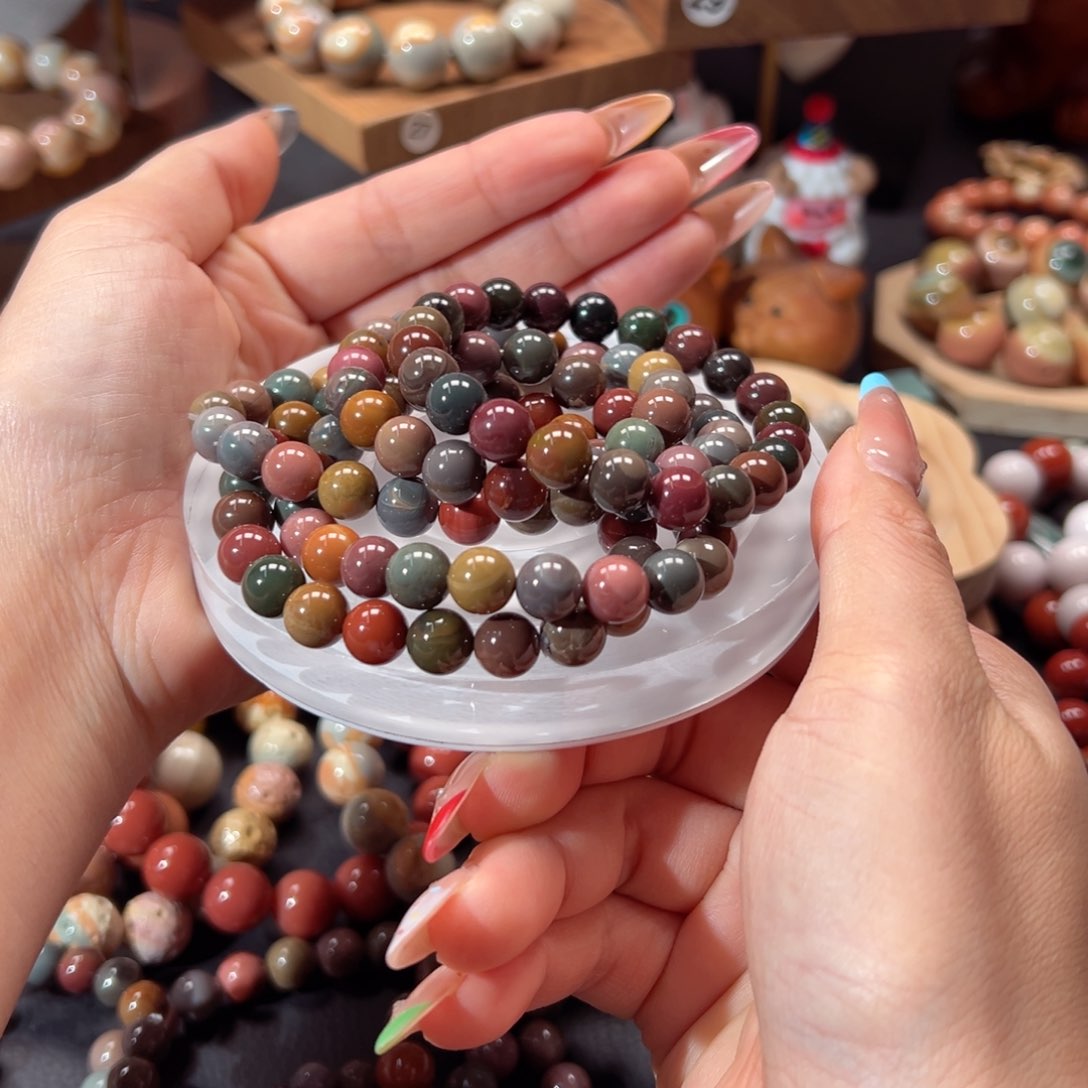 清***泉石英质玉手链未镶嵌197