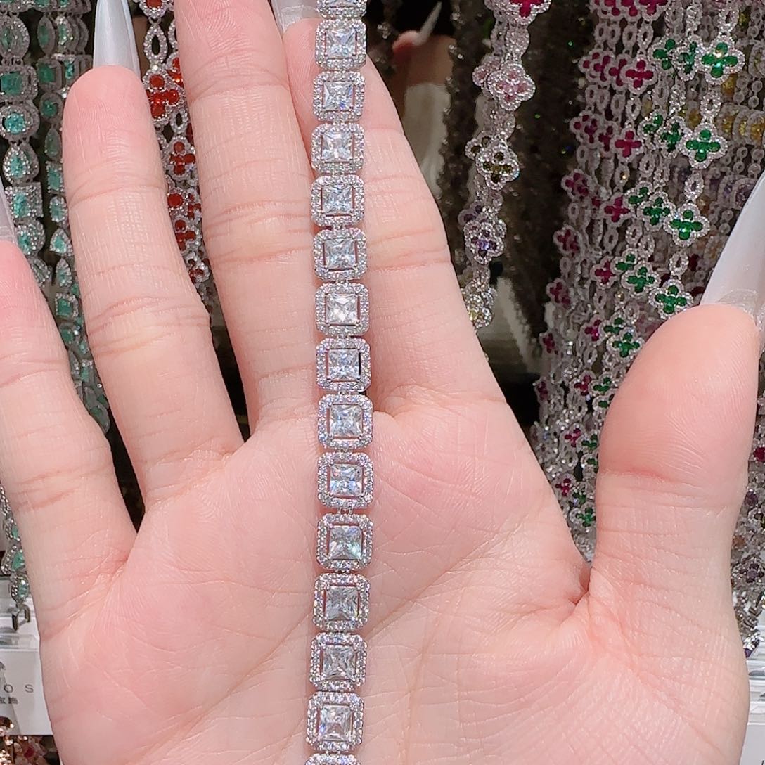 锆石铜合金时尚手链