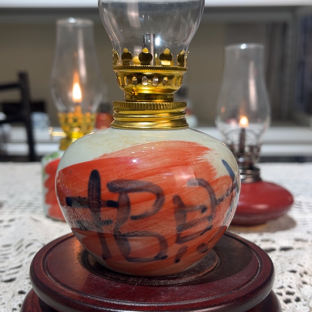 摆件景德镇陶瓷香薰灯