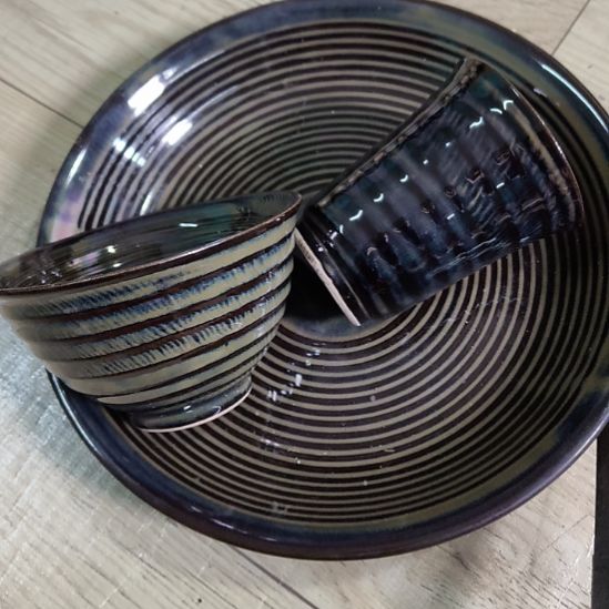 瓷片磁州窑五厂盘碗壶杯有瑕疵