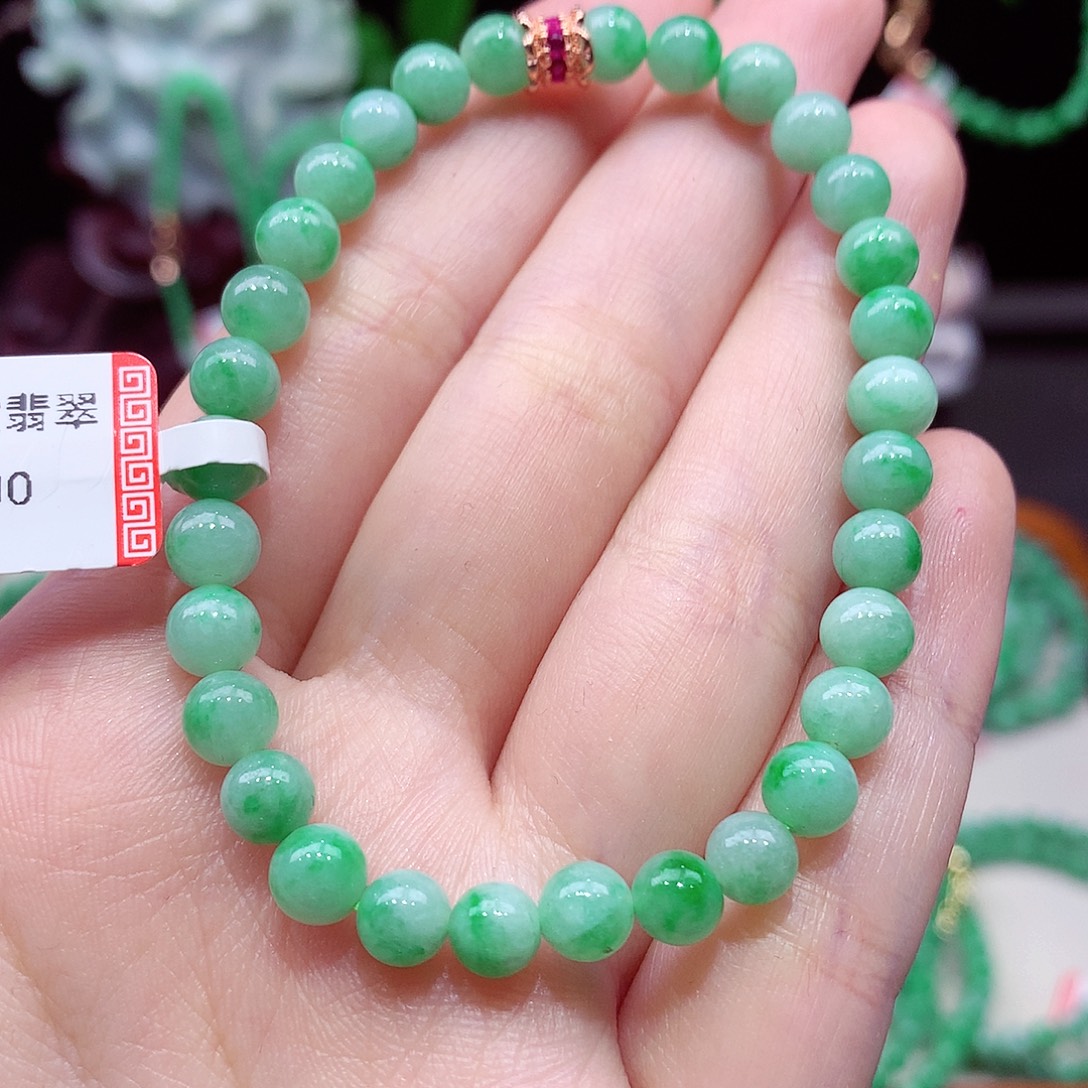 翡翠未镶嵌手链翡翠