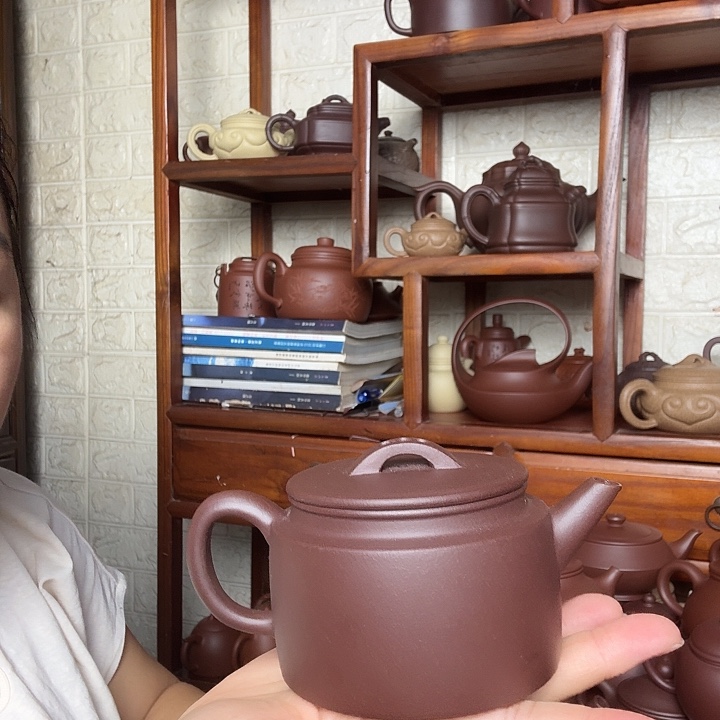 茶壶紫砂汉瓦240cc半手工