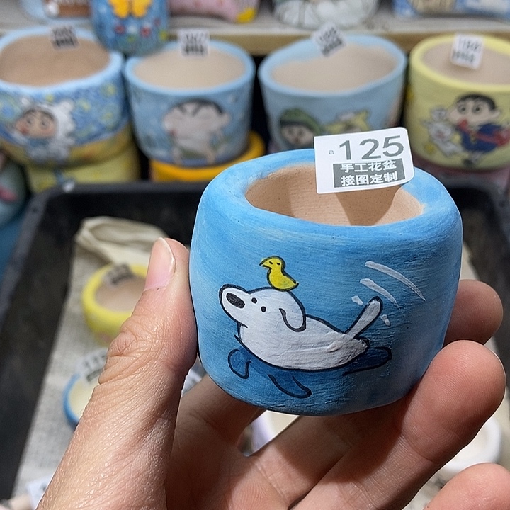 红陶125 2.15 手工盆 接图定制 