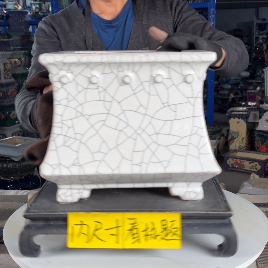 一风堂石湾花盆 内19*19