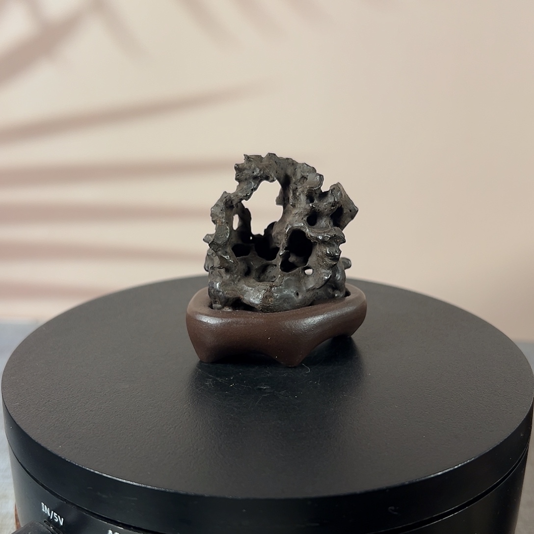 丁***合紫泥太湖水石茶台摆件