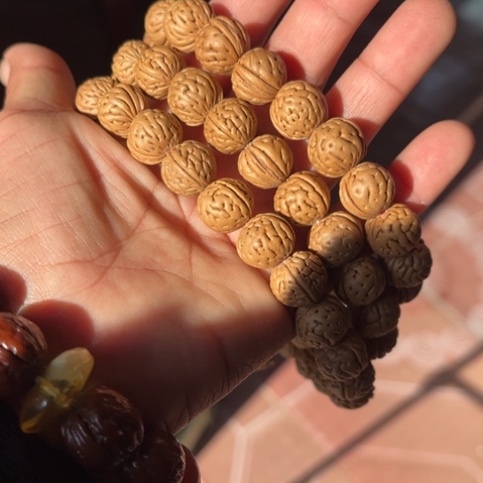 哈***佛木质野生桃核66颗