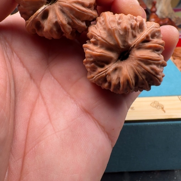 文玩核桃吊坠平谷大凹底