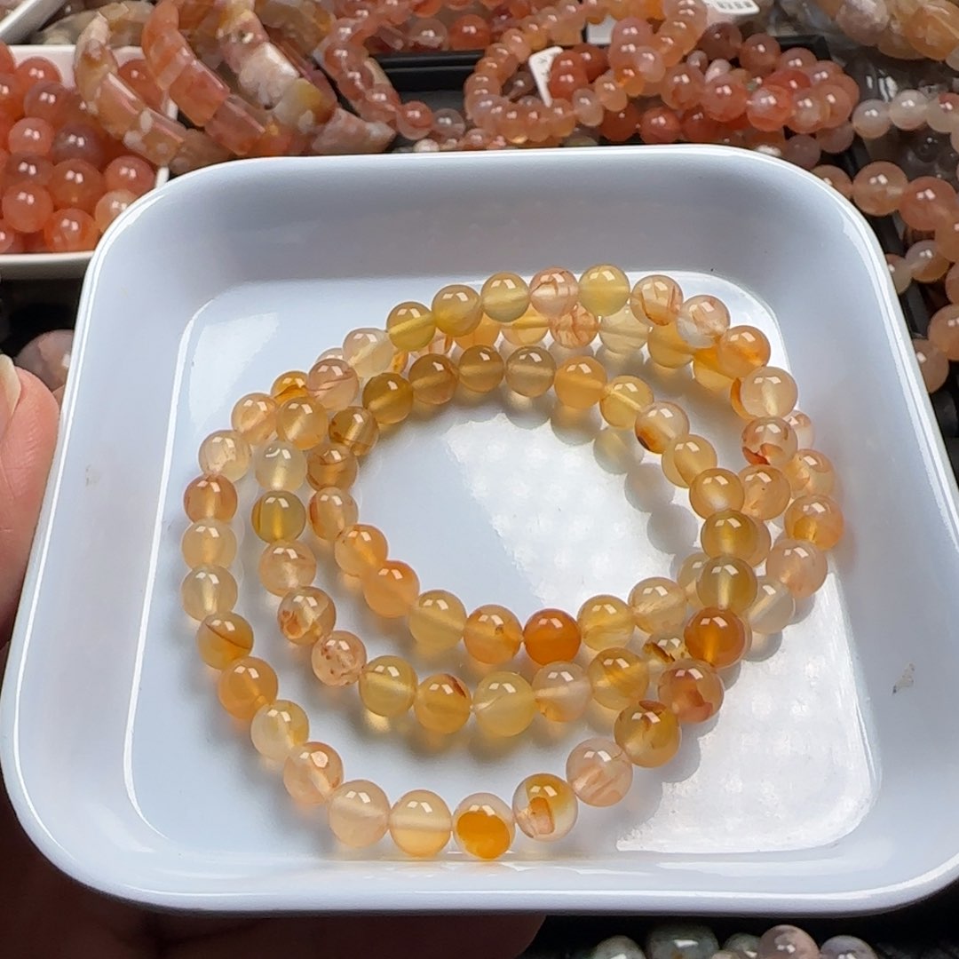 未镶嵌玛瑙/玉髓珠宝半成品