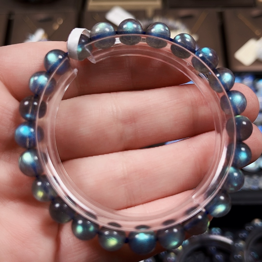 手链未镶嵌长石7.7mm左右