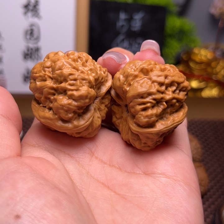 文玩核桃吊坠古***我35尺蛤蟆头53
