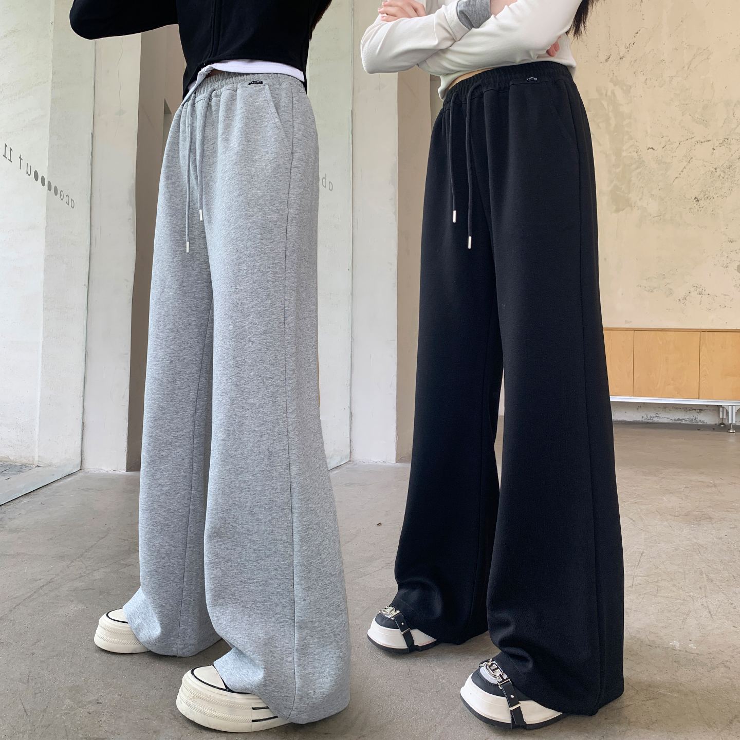 女童运动长裤秋装2025新款儿童宽松裤子女大童初中生春秋季休闲裤