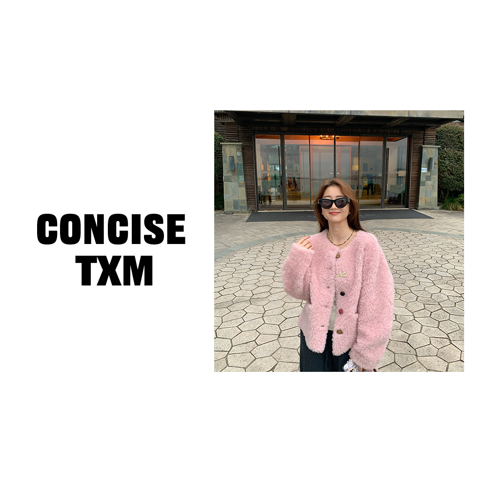 【唐小木】五颗扣羊毛外套 冬季新款羊毛外套 W1062