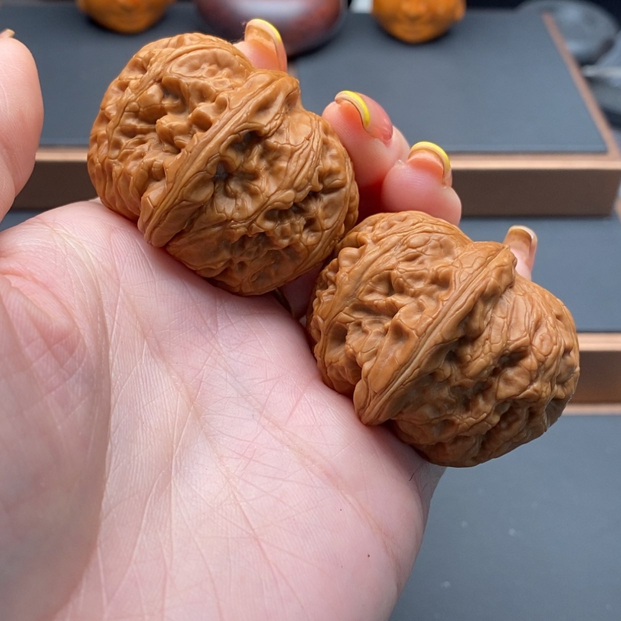 【闪购商品】文玩核桃把件元宝42加