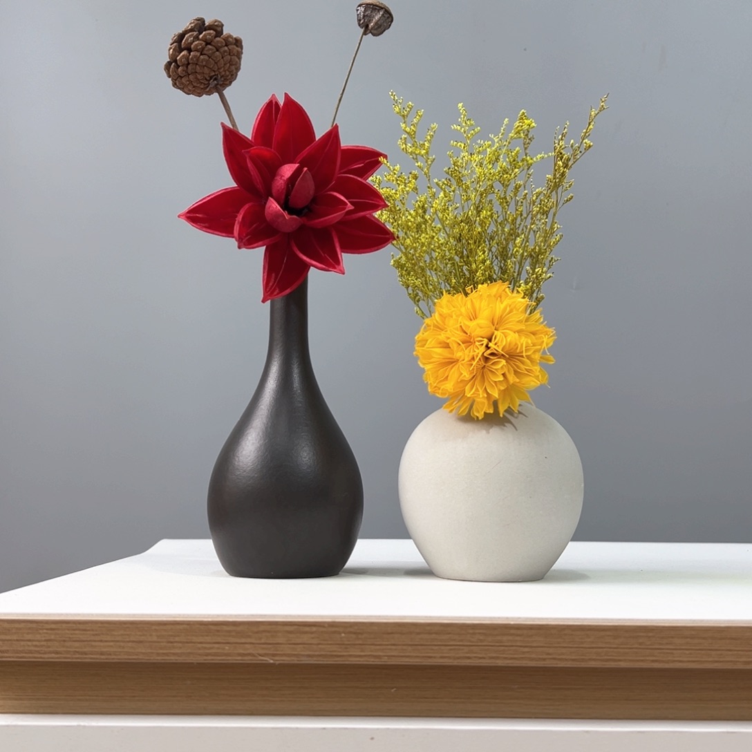 瓶花瓶带花高度20-30厘米左右