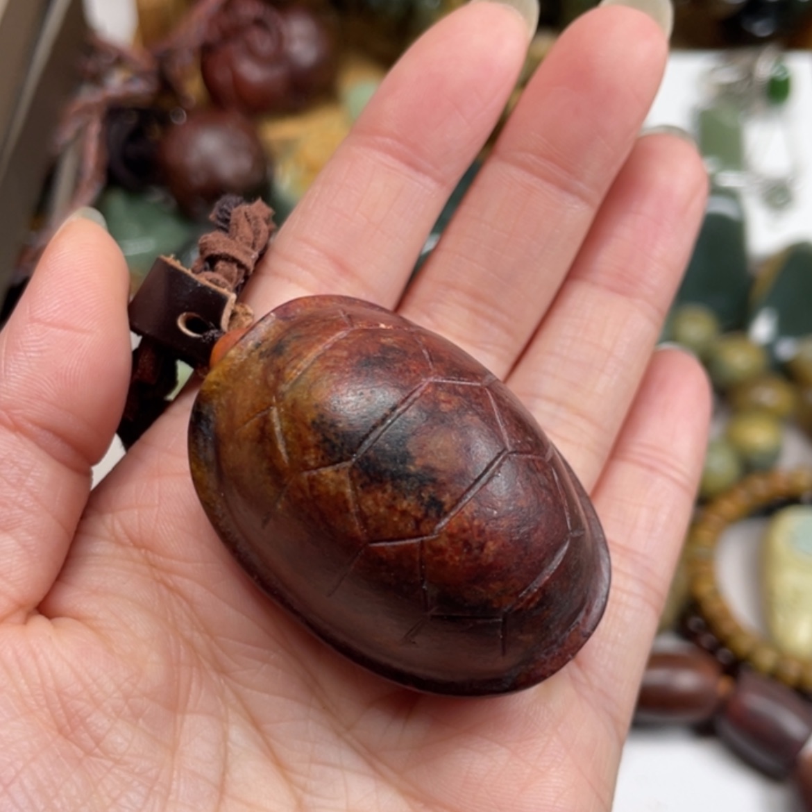 【闪购商品】岫岩河磨玉（透闪石质玉）手把件未镶嵌