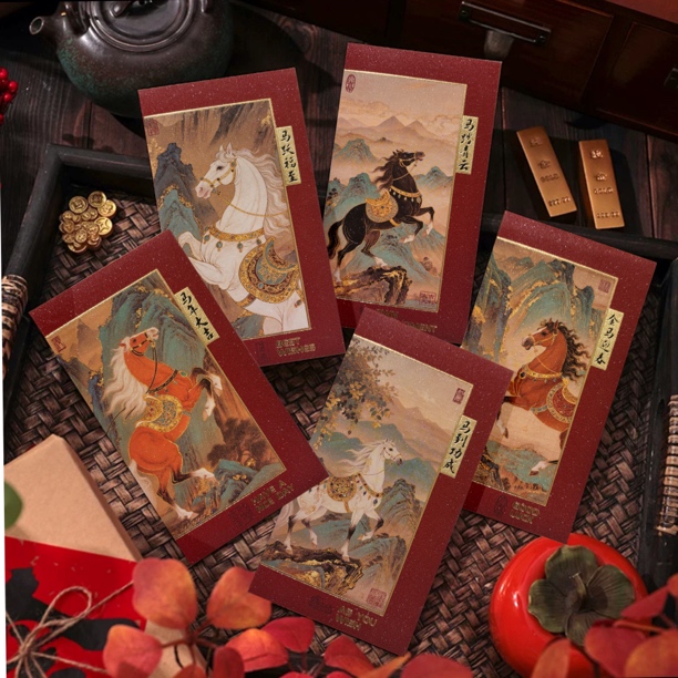 【奢华30个】2026年新款财神红包高档烫金新年红包创意个性利是封