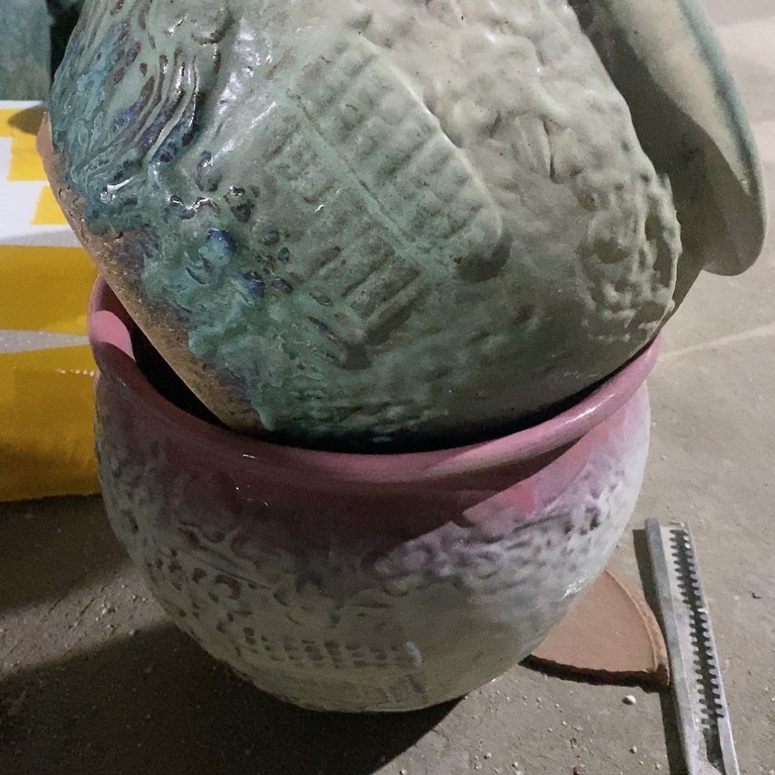 红陶瑕疵20117两个