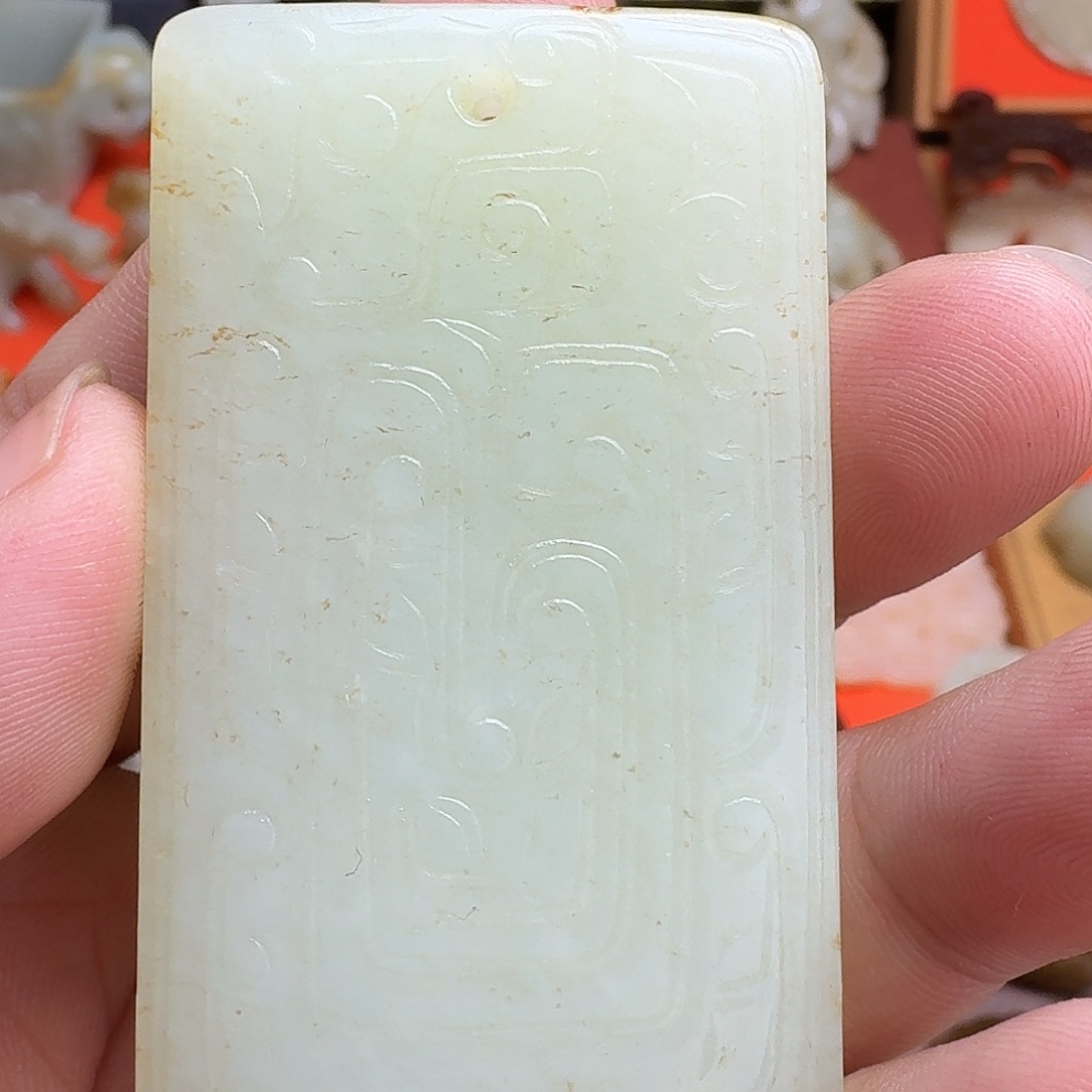 长***弓和田玉（糖玉）未镶嵌挂件