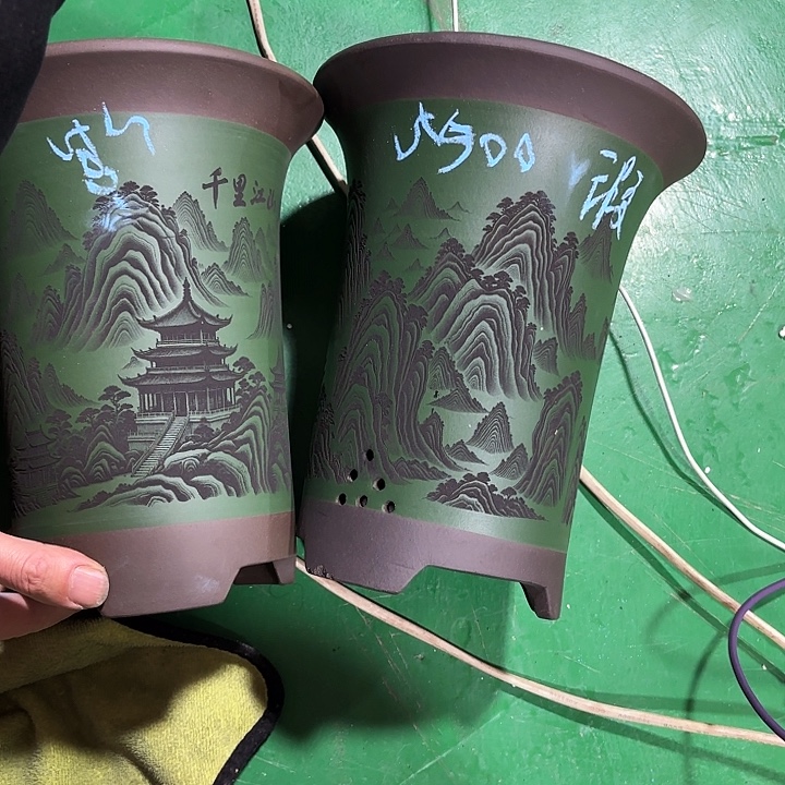 八****花盆紫砂微瑕大号