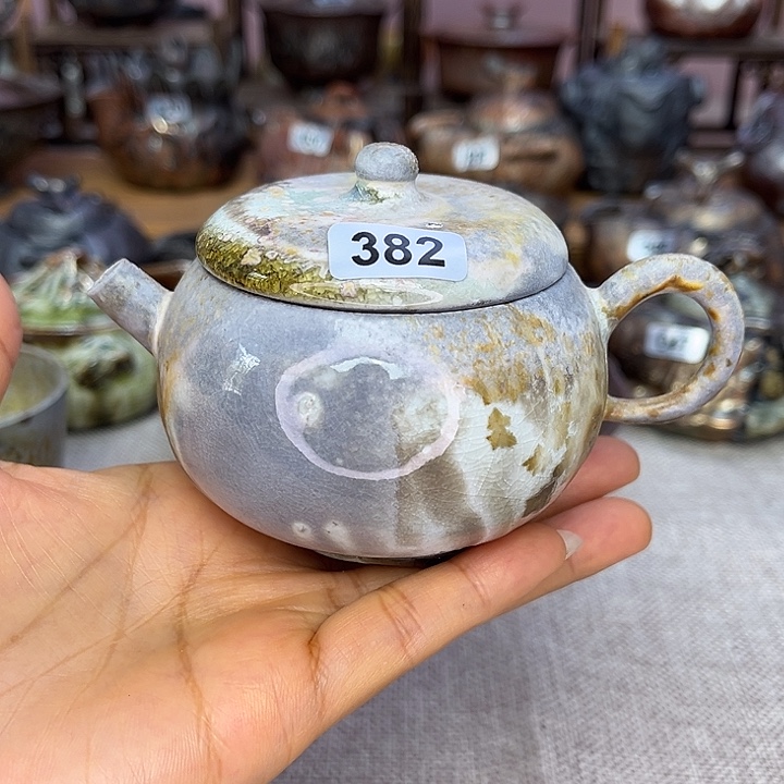 裸柴烧陶瓷手工茶器
