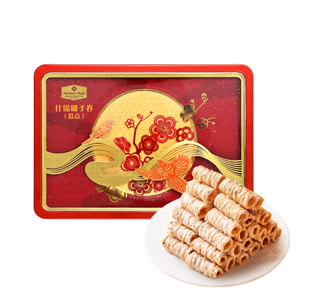 山姆代购什锦椰子卷840g