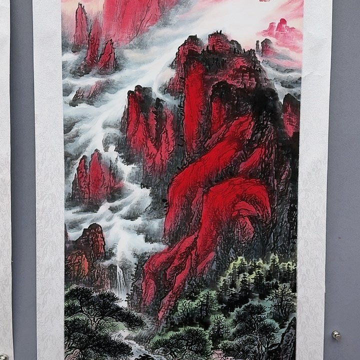 国画书法作品多次参加