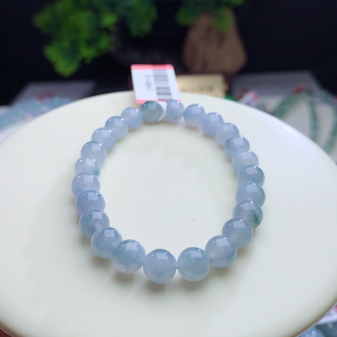 未镶嵌手串翡翠卡7.7mm