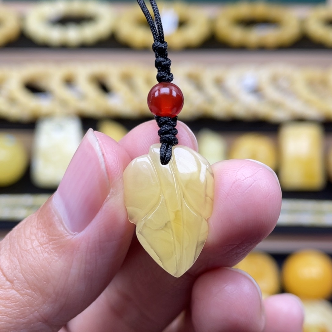 琥珀裸石未镶嵌琥珀蜜蜡