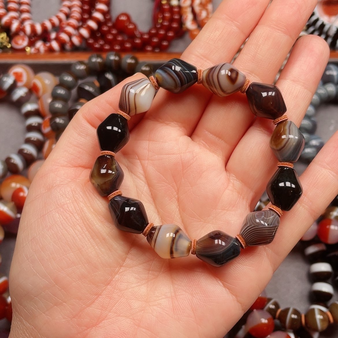 【闪购商品】合金玛瑙/玉髓珠宝半成品